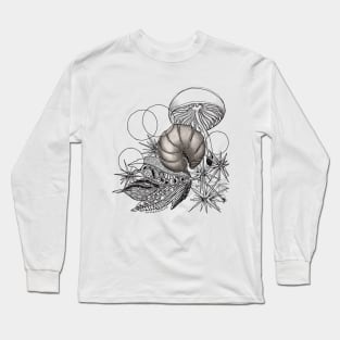 Curled up Roly-Poly Doodle Long Sleeve T-Shirt